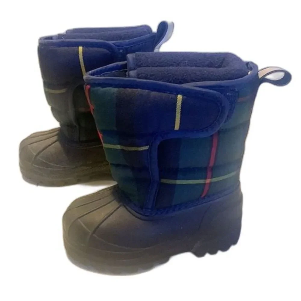 Polo Ralph Lauren Snow Boots Baby Size 5 Pull On Insulated Pony Logo Winter
